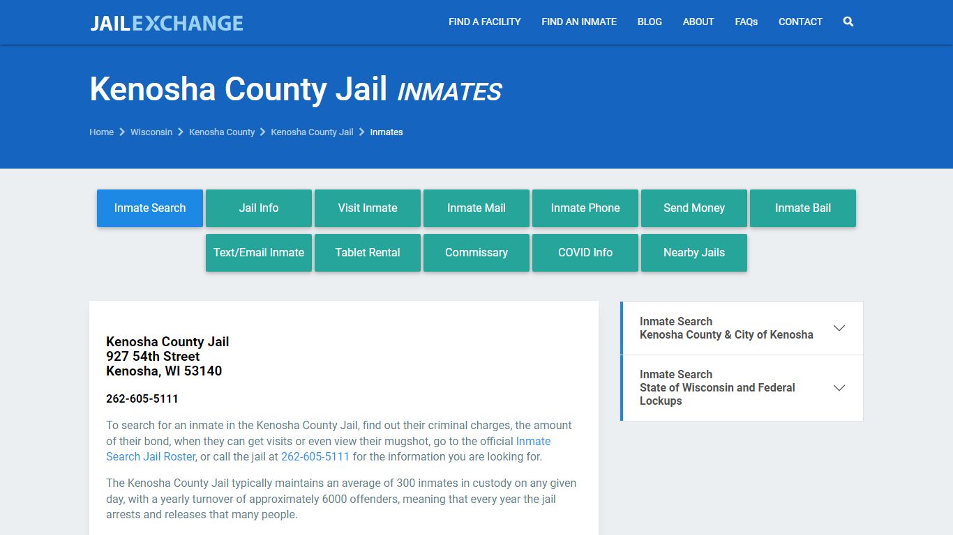 Kenosha County Jail Inmates | Arrests | Mugshots | WI